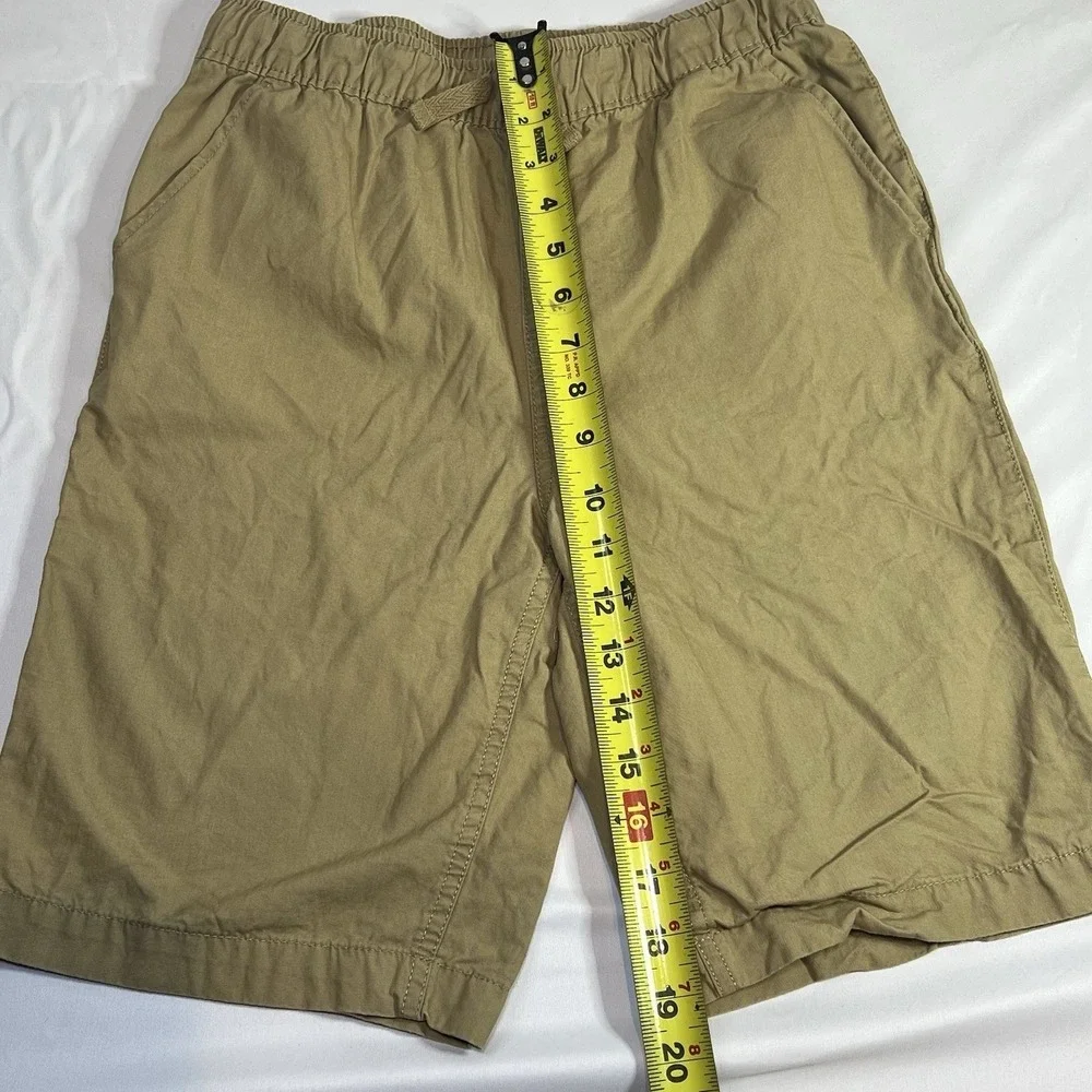 CHILDREN'S PLACE BOYS SIZE 14 KHAKI CARGO UNIFORM SHORTS ADJUSTABLE WAIST‎